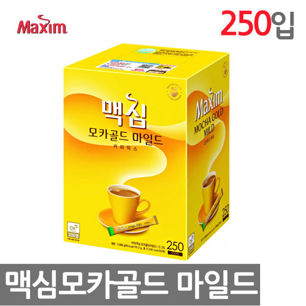 맥심 커피믹스 모카골드 마일드 250입 1개