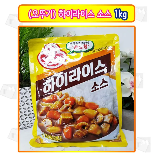 푸드몬스터 오뚜기 하이라이스소스 1kg, 1봉