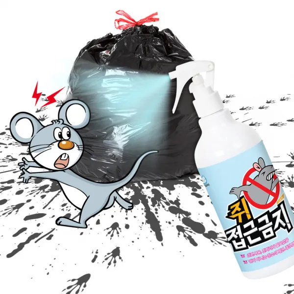 쥐돌이 접근 차단 쥐 외출봉쇄 스프레이(500ml) 야생성 원천봉쇄 음식물 테러방지, 1개, 500ml