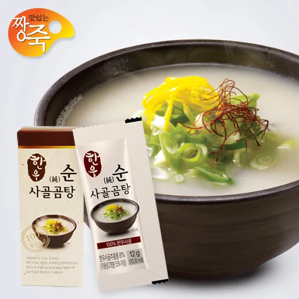 짱죽 한우 순사골 곰탕, 10개입, 12g