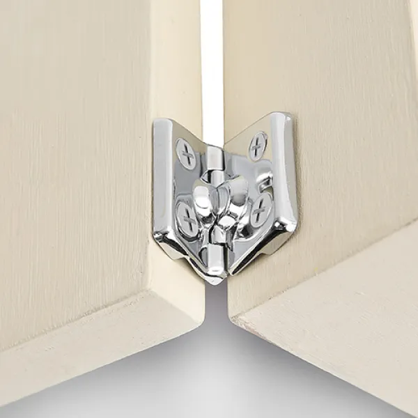 스톱경첩 2구 (크롬), 단일상품