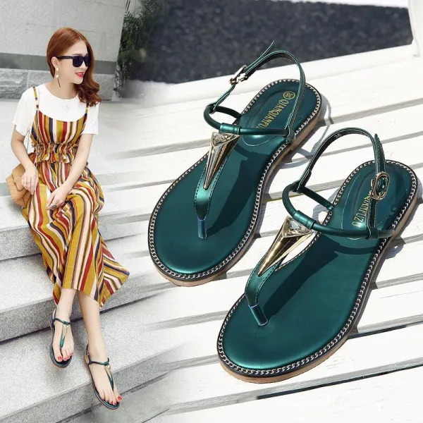 해외직구 구매대행 해외직구 구매대행 쪼리 스트랩 여성플랫샌들 플립플랍 조리 샌들