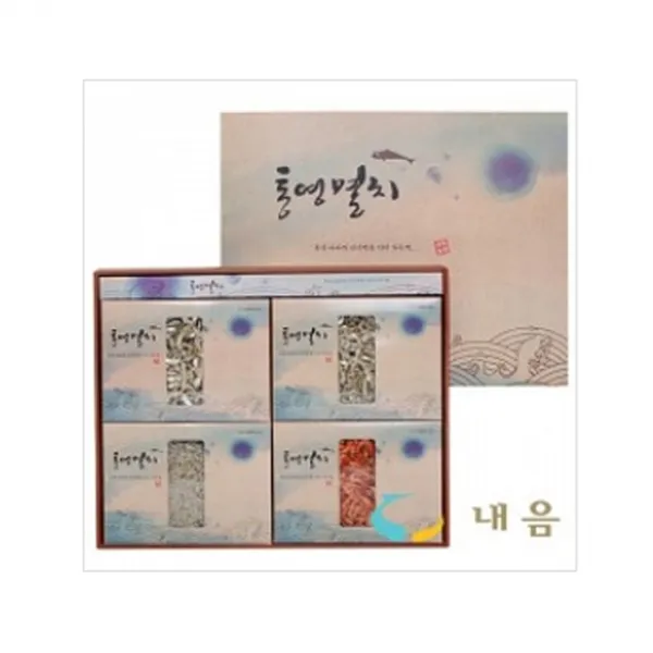 E3 마시는차 국내산 멸치 4종 선물세트 1호(소멸치 350g 자멸치 400g 세멸치 350g 홍새우 250g) 물좋은 남해바다에서 어획한 신선한 멸치만 엄선 전통차, 본상품선택