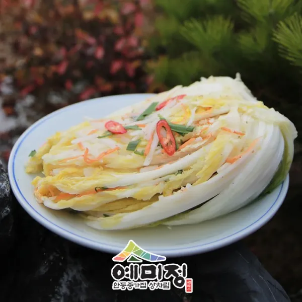 예미정 국산 백김치 3kg 5kg, 1박스
