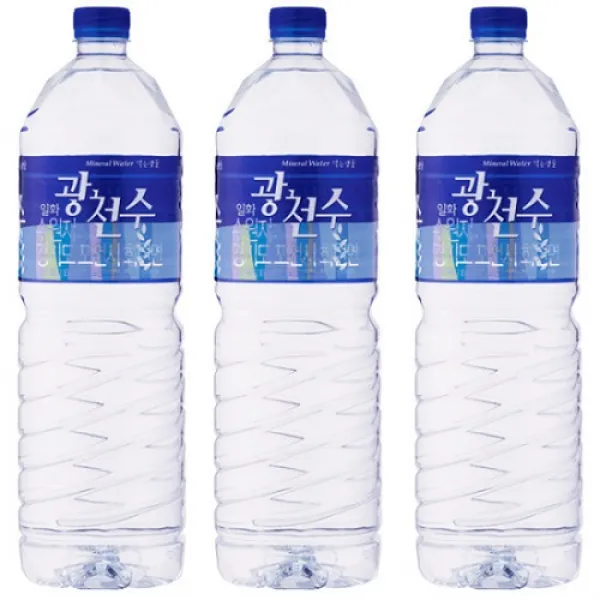 일화 광천수(물), 6개, 2L