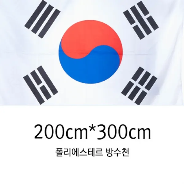 동영 태극기 200*300cm, 1개
