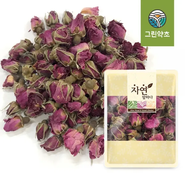 그린약초 말린장미 장미꽃봉오리 300g, 1팩