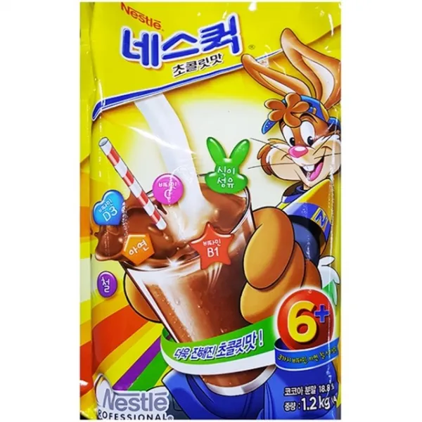 Be식품군 농수산물 축산물_식재료 코코아가루(네스퀵 1.2K)_도매 식자재 먹거리 선물용품, 본상품선택