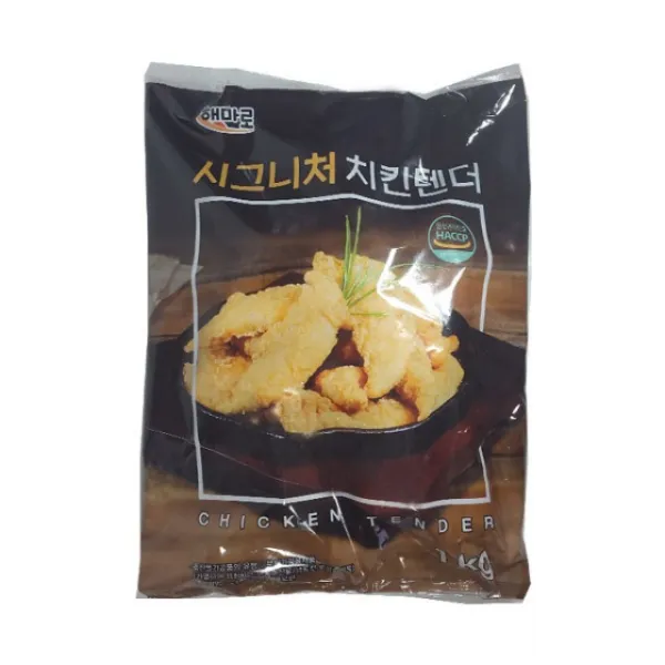 Be식품군 농수산물 축산물_ 냉동 해마로시그니처치킨텐더 1kg_도매 식자재 먹거리 선물용품 본상품선택
