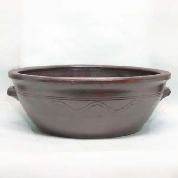 우리도예 옹기수반, 옹기자배기수반 지름 47cm 높이 17cm