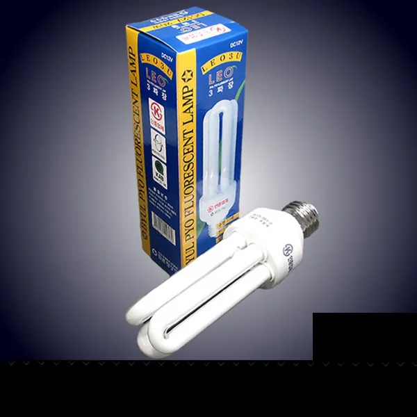 EL DC12V 삼파장전구 20W 램프 조명 형광등 전등 천장, 단품