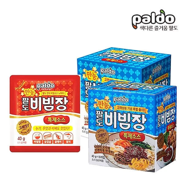  팔도 新팔도만능비빔장 40gx10입 X2 40g 단일상품