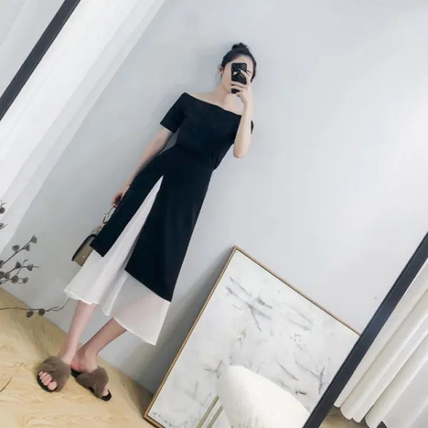 주름살 문예작품 롱스커트 모리톤 게으른기풍 원피스3569