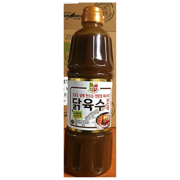 E3 전통차 회사간식 청우 업소용 닭육수 1kg 12ea 아이간식 본상품선택