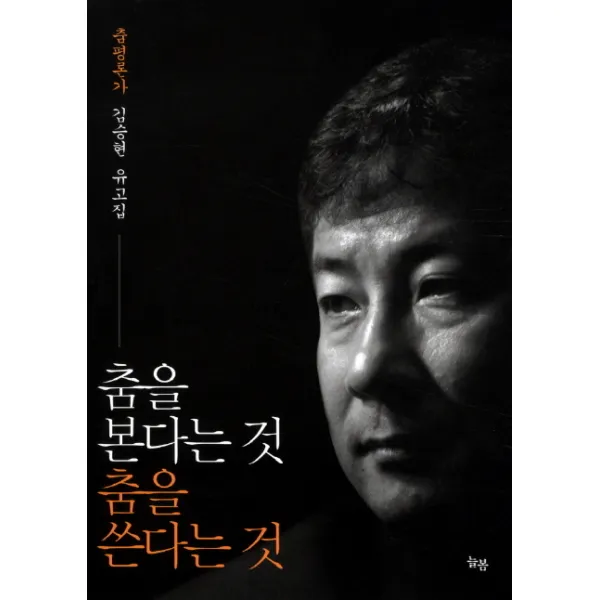 춤을 본다는 것 춤을 쓴다는 것:총평론가 김승현 유고집 늘봄