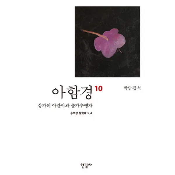 학담평석 아함경. 10: 상가의 아란야와 출가수행자, 한길사