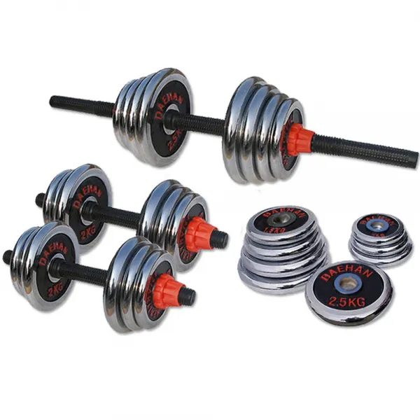 대한스포츠 크롬 조립아령 세트 24kg 1개