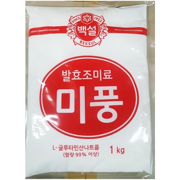 미풍 발효조미료 식품첨가물 (1KgX1개) 백설, 본상품선택