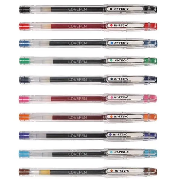 파이롯트 하이테크c 펜 0.25mm 0.3mm 0.4mm 0.3mm그린