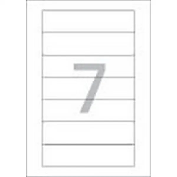 TES_180705_19297 화일 인덱스용 라벨 LS-3625 100매 7칸, 본상품선택, 본상품 1개