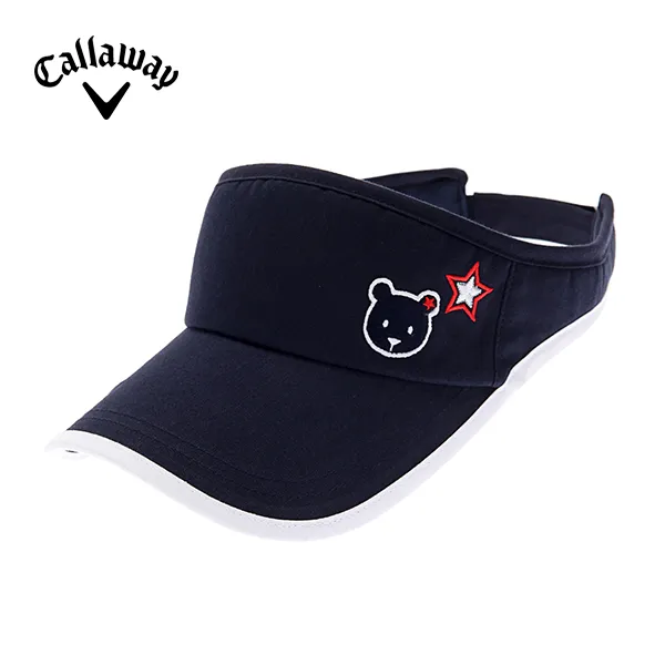 [캘러웨이]여성 컨트라스트 베어 와펜 썬바이저 CWACH5807-915, NAVY