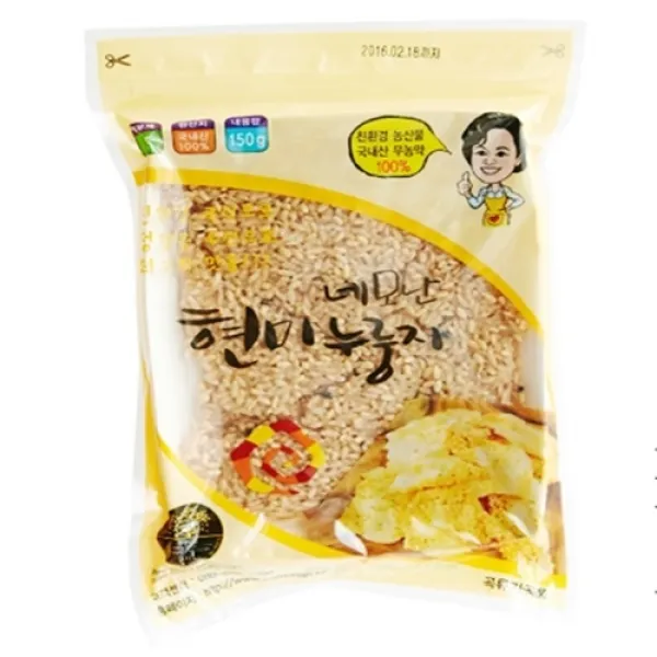 삿갓유통 온가족이 좋아하는 부드러운 수제 무농약 현미누룽지 150g 5봉