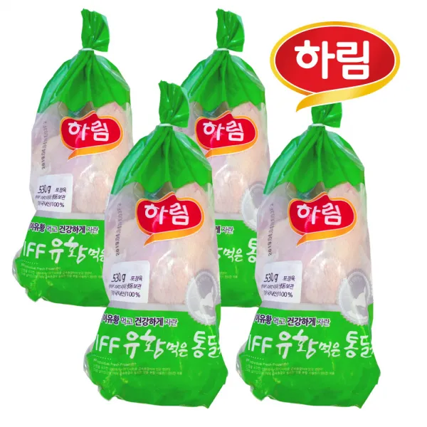하림 Iff 유황먹은영계 530g 4봉 삼계탕용 Iff유황먹은영계 530g 4봉