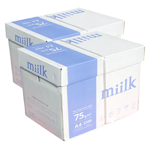 밀크 A4 75g 2BOX/복사용지/A4용지, 단일상품