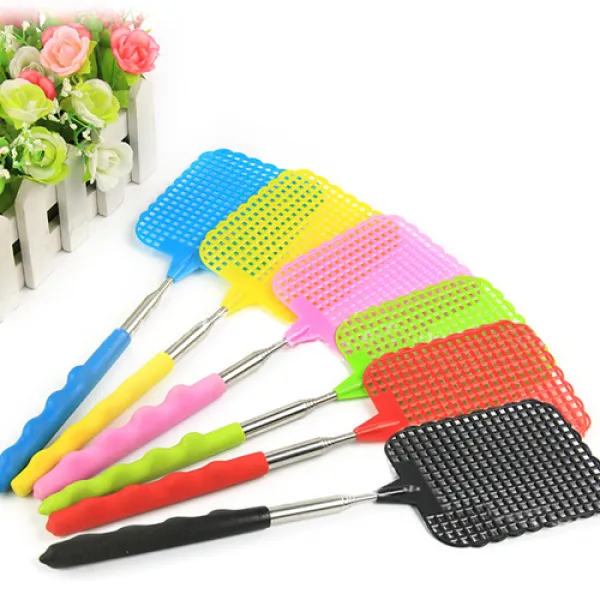 마이리빙몰 5단 접이식 안테나 파리채, 옐로우