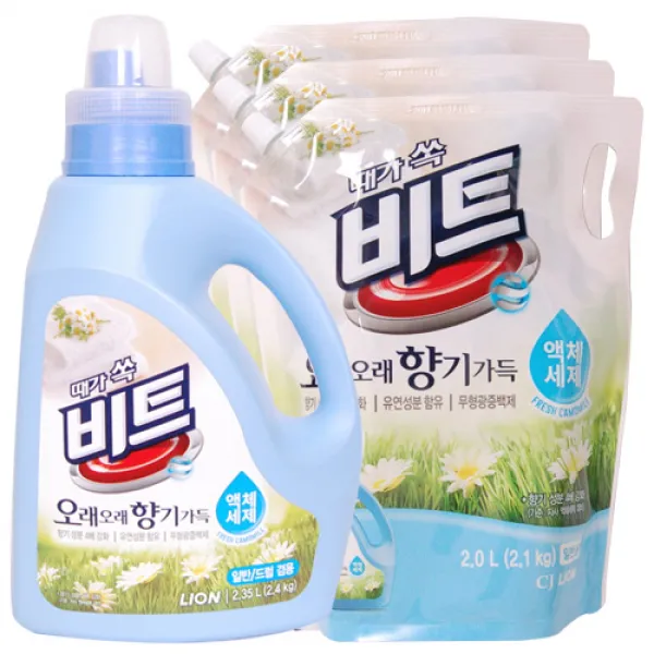 비트 향기오래 일반용 액체세제 1세트 8.35l