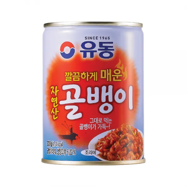 유동 깔끔하게 매운 자연산 골뱅이 300g, 1개