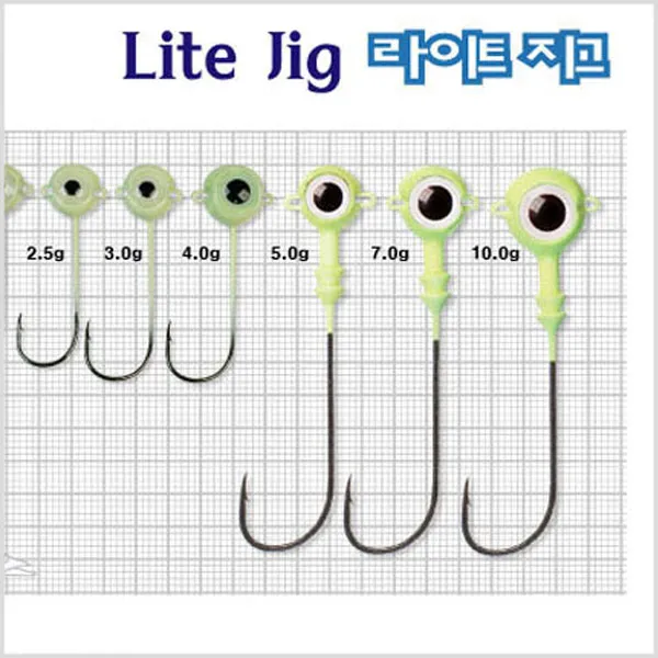 슈어캐치 라이트지그-볼락.근해갈치.광어.우럭-지그헤드-모노낚시