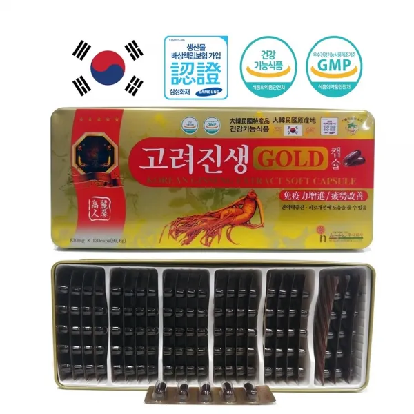 성보약초인삼사 인삼캡슐 인삼캅셀 고려진생골드캡슐 99.6g, 1캔