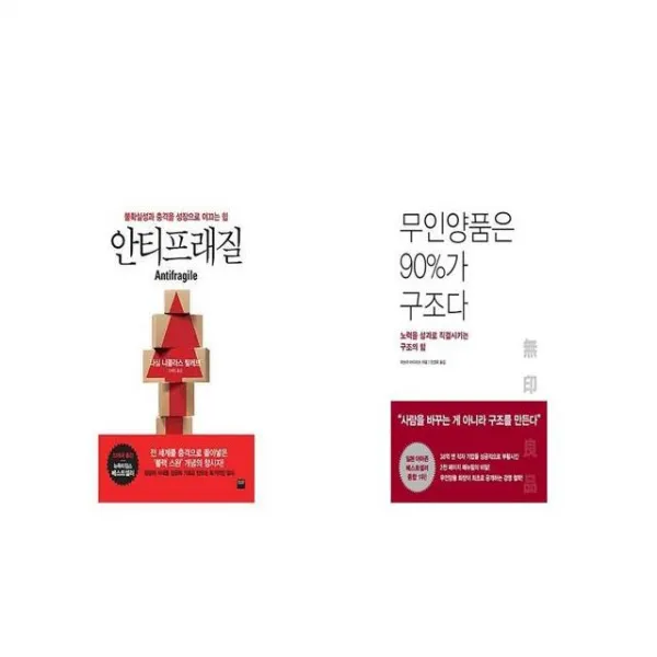 안티프래질 Antifragile + 무인양품은 90 가 구조다 [세트상품]