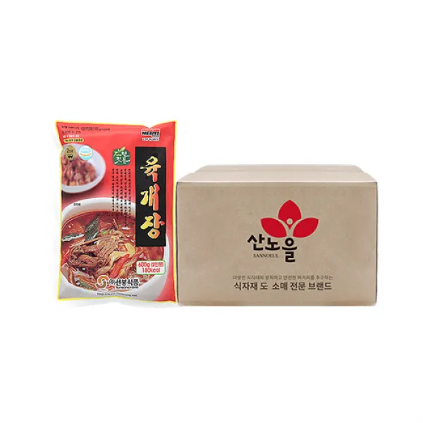 선봉식품 육개장 1Box(600gX10개), 600g, 10개