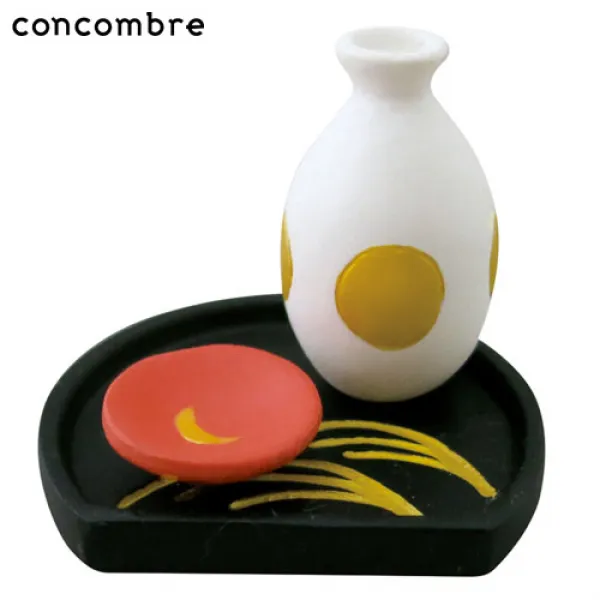 concombre명월 술세트ZTM-92364 달구경가을의 미각 장식물피겨 Sake, 단일 수량