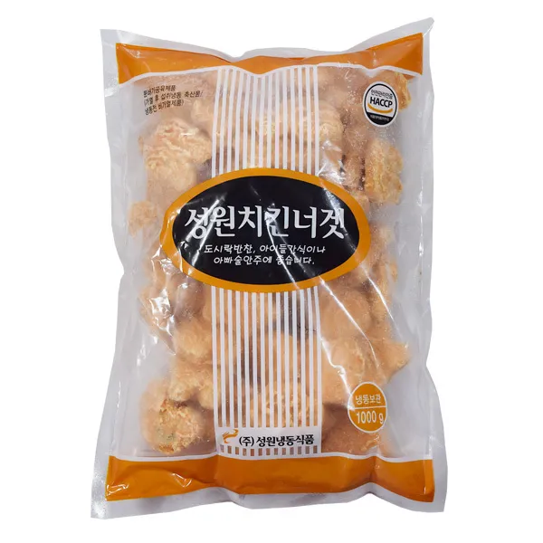 (단품발송)성원 치킨너겟 1kg 2개 치킨너겟 치킨텐더 치킨, 1