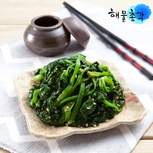 해물총각 시금치 아욱 열무 얼갈이 유채 무청시래기 간편 냉동야채, 1봉, 유채1kg
