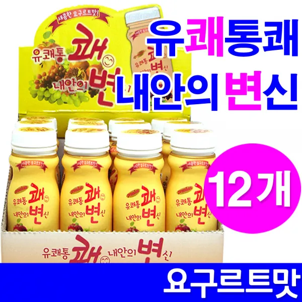 하나메디 프리미엄 유쾌통쾌내안의변신 쾌변 요구르트맛 100ml, 12개