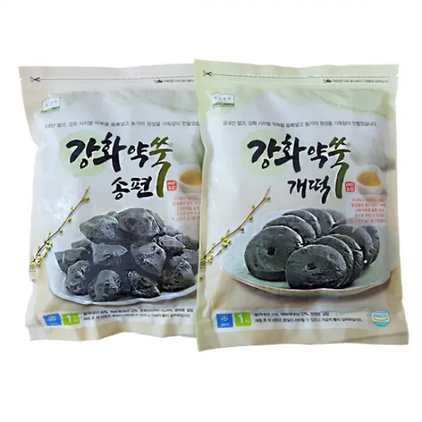 [남촌] 강화약쑥 개떡 1kg + 송편 1kg(총2kg), 1box
