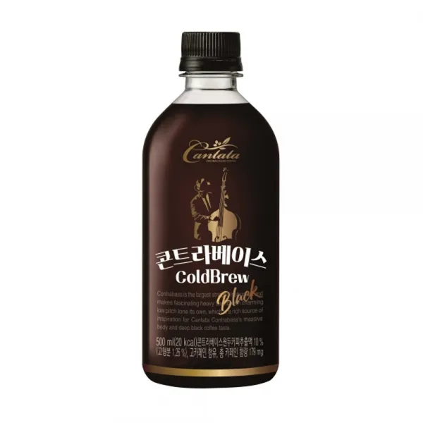칸타타 콘트라베이스 ColdBrew, 500ml, 6개입