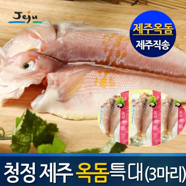 (제주산지직송) 명품 제주옥돔(특대)300gx3마리 - 옥돔세트, 1box