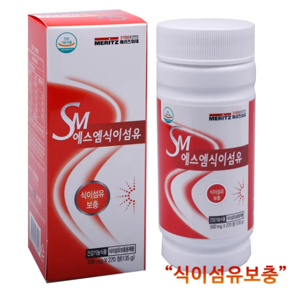 에스엠 식이섬유 건강기능식품 식이섬유보충 270정 배변활동원활, 1개