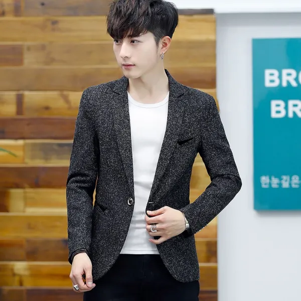 ZoneSHOP 남성 정장자켓 아웃도어 양복 수트 슬림핏 코트L12 574006231345