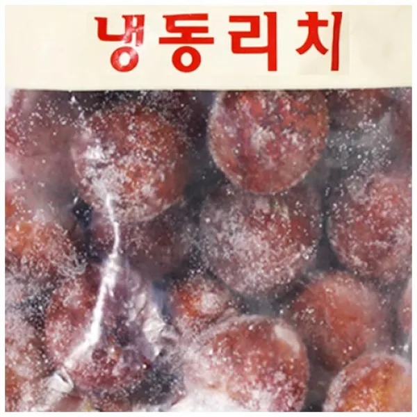 랜시 냉동리치1kg(아이스박스포장), 1개, 1kg