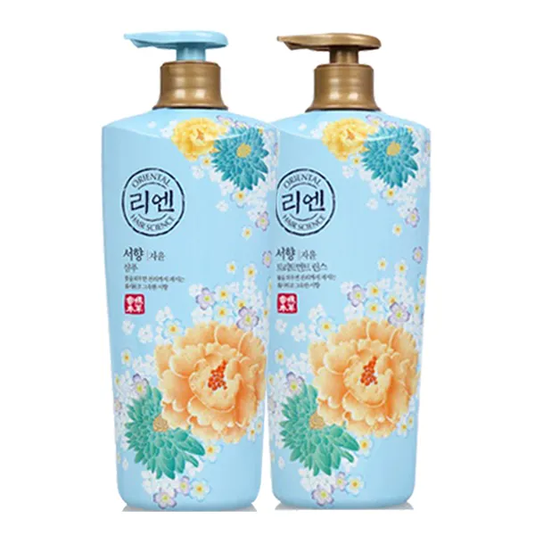 리엔 대용량 서향 샴푸+린스, 1세트, 950ml