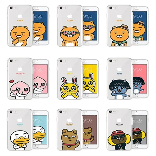 카카오 클리어 젤리케이스 아이폰5 Iphone5