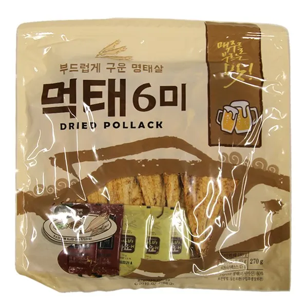 먹태 부드럽게 구운 명태살 먹태6미, 1봉, 180