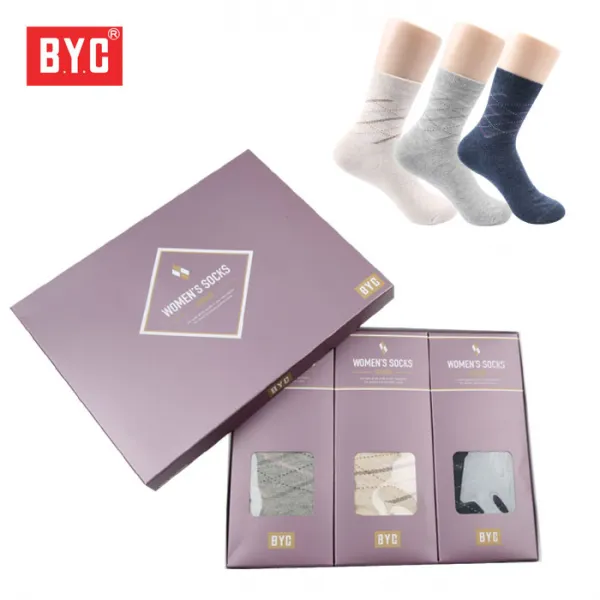 BYC 명절선물 여성 양말 3매입 플랜12호
