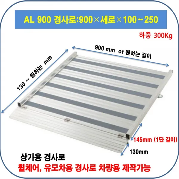 KRS 실내경사로 700-320-70 장애인경사로 문턱경사로 상가진입판